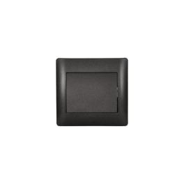 INTRERUPATOR CAP CRUCE RHYME NEGRU METALIC