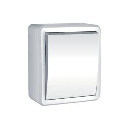 INTRERUPATOR CAP SCARA APLICAT ALB IP44