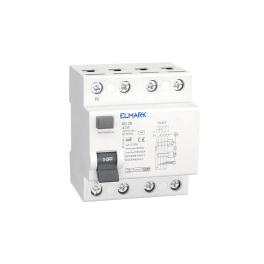 INTRERUPATOR DIFERENTIAL ELECTROMAGNETIC RCCB JEL7B 10kA 4P CURBA B 63A/30mA