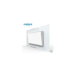 Intrerupator mecanic cvadruplu cap scara , 4M, cu rama sticla