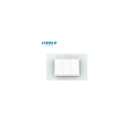 Intrerupator mecanic dublu 3M, cu revenire, cu rama sticla