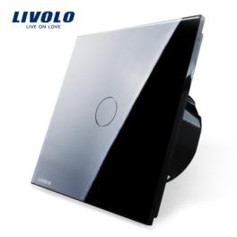 Intrerupator simplu cu touch livolo din sticla 