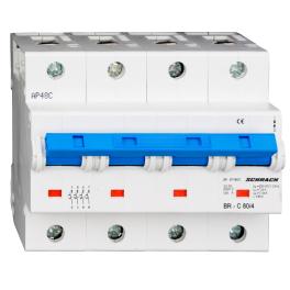 Intreruptor automat C 80A, 4 poli, 10kA