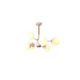 ISABEL CANDELABRU 6XE27 ALB