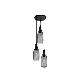 KEN PENDUL 3XE27 NEGRU
