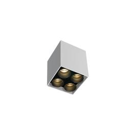 Kiko Square F LED 10W 800lm 3000K 25° Ra85 230V IP20 alb