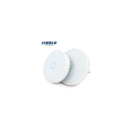 Kit sonerie wireless, kinetic, din sticla - buton sonerie + receptor priza
