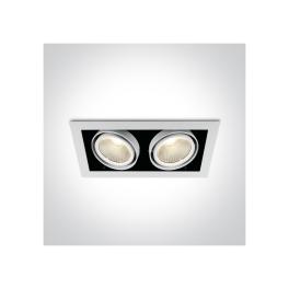 Krona‑Q/A2 2x30W 2700lm 4000K Ra90 230V IP20 alb