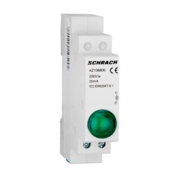 Lampă modulară simplă cu LED, AMPARO, verde, 230V-AC