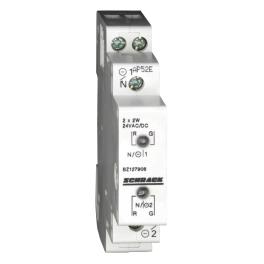 Lampă semnal. mod. dublă cu LED-uri roşu/verde, 12-24V AC/DC