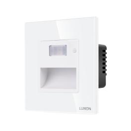 Lampa de Veghe cu Senzor de Miscare LUXION cu Rama din Sticla - alb