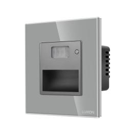 Lampa de Veghe cu Senzor de Miscare LUXION cu Rama din Sticla - gri