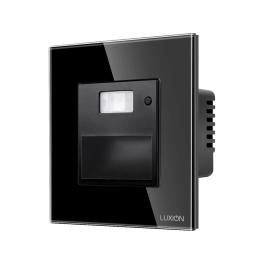 Lampa de Veghe cu Senzor de Miscare LUXION cu Rama din Sticla - negru