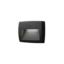 LAMPA PERETE LED LORENZA 190 7.5W CCT 4000K IP55 NEGRU