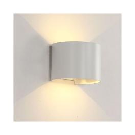 LAMPA PERETE ROTUNDA 2X5W 4000K IP 54 ALB