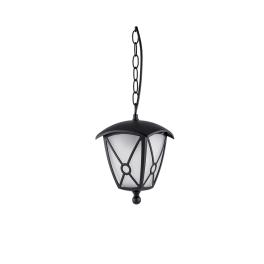 LAMPADAR GRADINA NICK ATARNAT 1XE27 NEGRU