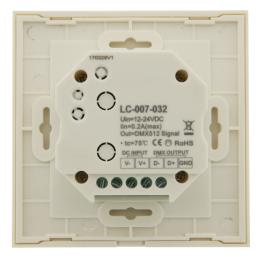 LED DMX Controller Touch DW - White