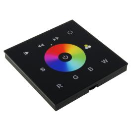 LED DMX Controller Touch RGBW black