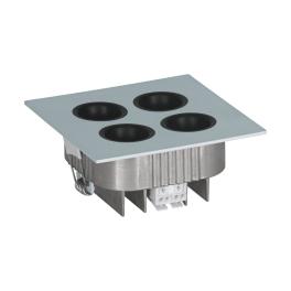 LED-EINBAUL/4 NEGRU 3000K 'MIZATA'