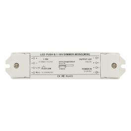 LED Push & 1-10V Dimmer Mini Mono