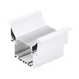 LED-Stripe Profile RE Clear Cover white, 1000mm