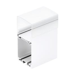 LED-Stripe Profile RE satin Cover white, 1000mm
