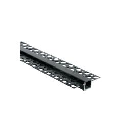 LED trimless profil aluminiu + PC diffuser negru 2m