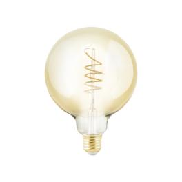 LM-E27 LED E27 G125 4W/245LM 2000K GLAS AMBER - dim