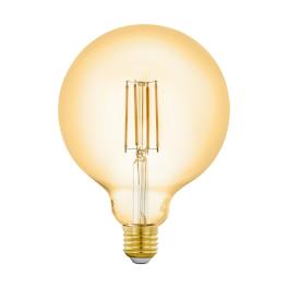 LM-E27-LED-FILAMENT AMBER GLOBE G125 6W/650lm 2200K dim