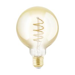LM-E27 LED GLOBE G95 4W/245LM 2000K GLAS AMBER - dim