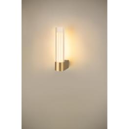 LYGANT lampă de perete, montată aparent, 3000K, 8W, alamă