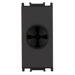 Mască cu flanşă preluare cablu, 1M, negru