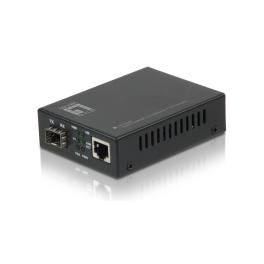 Mediaconvertor 1x RJ45 10/100/1000 - 1x FO SFP-Slot