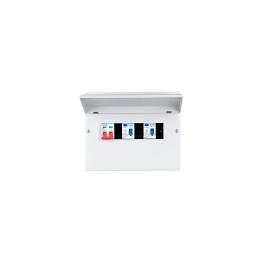 METAL CONSUMER UNIT 12MOD+ISS+2XRCCB