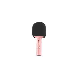 MICROFON KARAOKE CU DIFUZOR INCORPORAT - ROZ