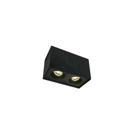 Miko Square A GU10 2x10W 220-240V IP20 negru