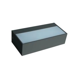 Mila LED 7W, 3000K, 400lm, IP65, 230V,antracit