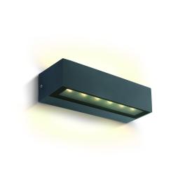 Mimoza LED 2x6W 720lm 3000K IP65 IK07 230V antracit