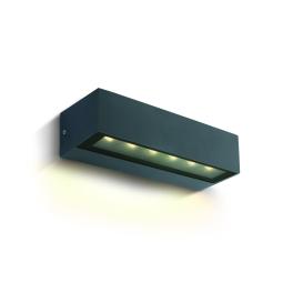 Mimoza LED 8W 480lm 3000K IP65 IK07 230V antracit