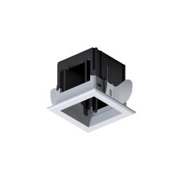 MODENA 1 MODULE RECESSED BOX WITH FRAME WHITE