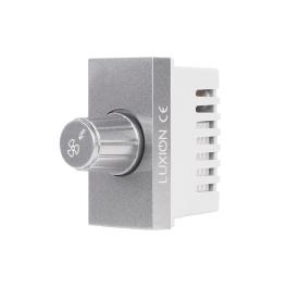 Modul Comutator Pentru Ventilator 1M LUXION, Standard Italian - gri