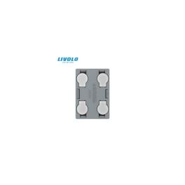 Modul intrerupator cvadruplu, standard italian, cap scara / cap cruce, wireless Protocol Zigbee, 3M