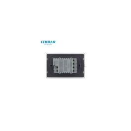 Modul intrerupator cvadruplu tactil, cap scara / cap cruce, standard italian, 3M