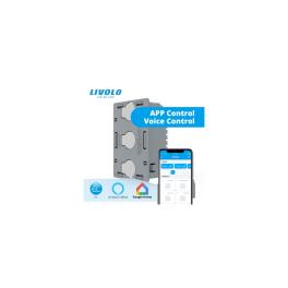 Modul intrerupator inteligent EC triplu tactil, cap scara, Generatie Noua, 3M