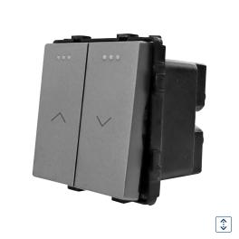 Modul Intrerupator Jaluzele Mecanic LUXION - gri