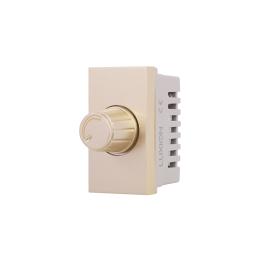 Modul Intrerupator Mecanic cu Variator 1M LUXION, Standard Italian - auriu