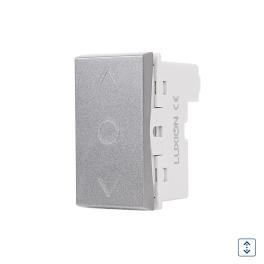 Modul Intrerupator Mecanic Jaluzele 1M LUXION, Standard Italian - gri