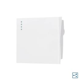 Modul Intrerupator Simplu Cap Cruce Mecanic 2M LUXION, Standard Italian - alb