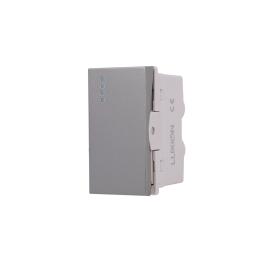 Modul Intrerupator Simplu Mecanic 1M LUXION, Standard Italian - gri