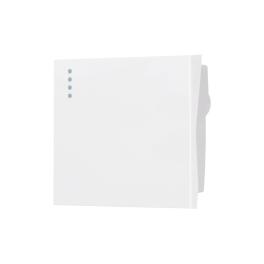 Modul Intrerupator Simplu Mecanic 2M LUXION, Standard Italian - alb